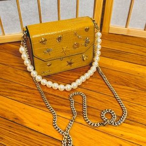 Zara Purse With Added Pearl Strap